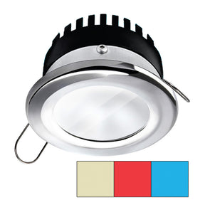 i2Systems Apeiron Pro A503  3W  Round Cool WhiteRedBlue  Round  Chrome Finish A50311AAGHE