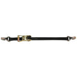 CargoBuckle Ratchet Strap TieDown wDouble JHooks  Keeper  1 x 12 F14060