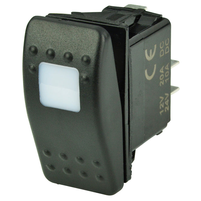 BEP SPST Contura Switch  1Amber LED  OFFON 1001801
