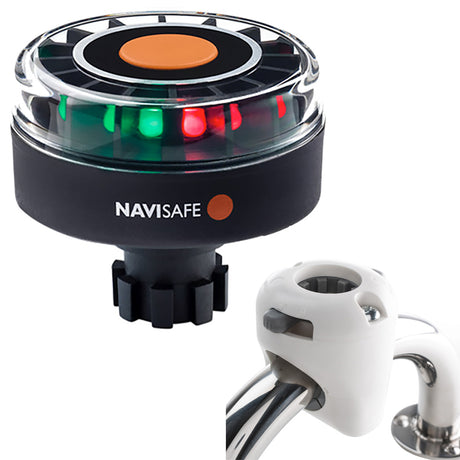 Navisafe Navilight Tricolor 2NM wNavibolt Base  Rail Mount  White 342KIT3