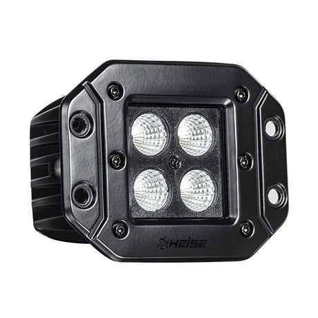 HEISE Blackout LED Cube Light  Flush Mount  3 HEBFMCL2