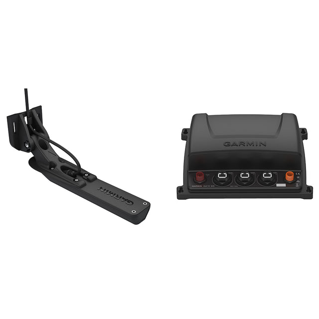 Garmin GCV 20 Ultra HD Scanning Sonar Black Box wGT34UHDTM Ultra HD Transom Mount Transducer 0100205500