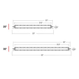 RIGID Industries SAE Compliant SRSRS 20 Light Bar  Black 920413