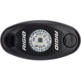 RIGID Industries ASeries Black Low Power LED Light  Single  Amber 480343