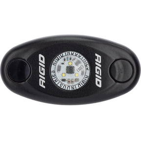 RIGID Industries ASeries Black Low Power LED Light  Single  Cool White 480033