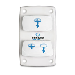 Albin Group Marine Control Silent Electric Toilet Rocker Switch 0766025