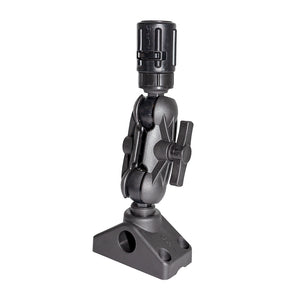 Scotty 162 15 Ball Mount wGear Head Post  241 Side Deck Mount 0162