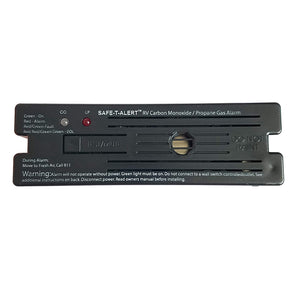 SafeTAlert Combo Carbon Monoxide Propane Alarm Surface Mount  Black 35741BL