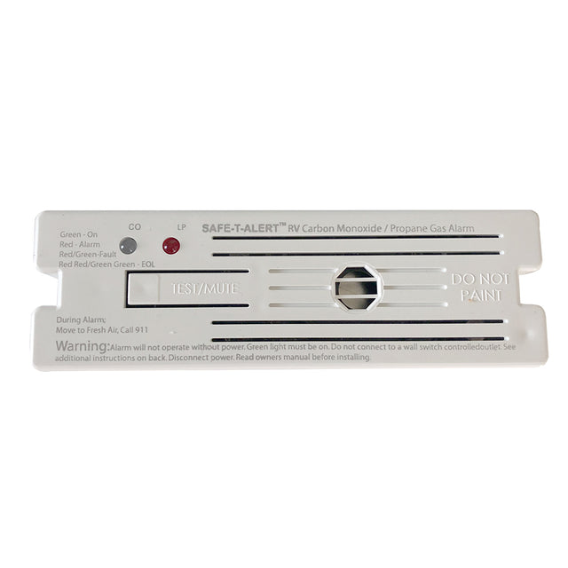 SafeTAlert Combo Carbon Monoxide Propane Alarm Surface Mount  White 35741WHT