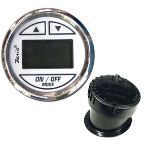 Faria Chesapeake White SS 2 Depth Sounder wInHull Transducer 13851