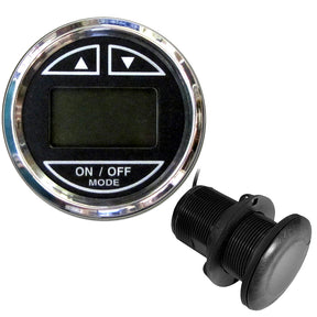 Faria Chesapeake Black 2 Depth Sounder wThruHull Transducer 13795