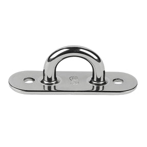 Schaefer Stainless Steel Welded Pad Eye  3L x 1W 7801