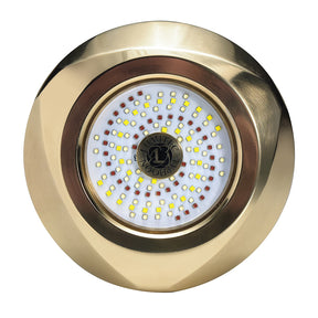 Lumitec SeaBlaze Typhoon Underwater Bronze ThruHull LED Light  RGBW Spectrum 101449
