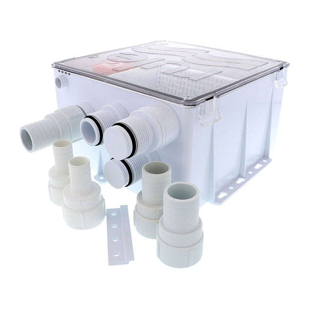 Rule Shower Drain Box w1100 GPH Pump  24V 99B24
