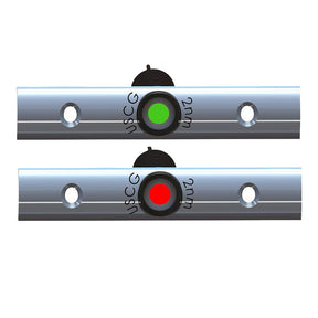 TACO Rub Rail Mounted LED Navigation Light Set  4 wDeutsch Plug Port  Starboard F386810B1
