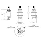 TACO Grand Slam 800 VHF Antenna Mount GS8001