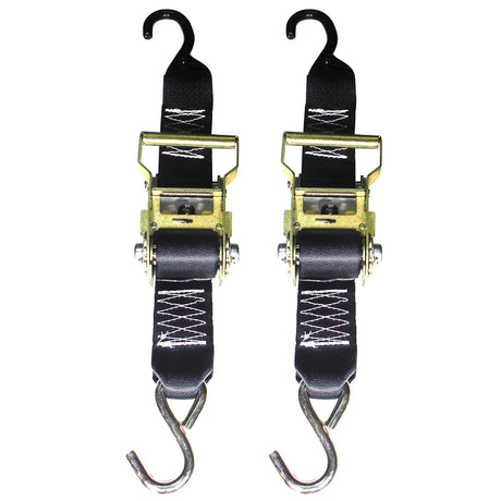 Rod Saver HeavyDuty Ratchet Trailer TieDown  2 x 3  Pair R2TTD3