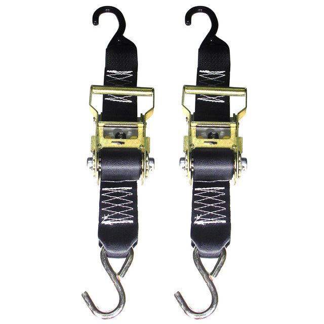 Rod Saver HeavyDuty Ratchet Trailer TieDown  2 x 5  Pair R2TTD5