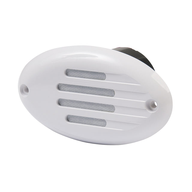 Marinco 12V Electronic Horn wWhite Grill 10082