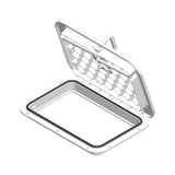 SeaDog Triple Lock Rectangular Marine Hatch  10 x 14  White 3365203