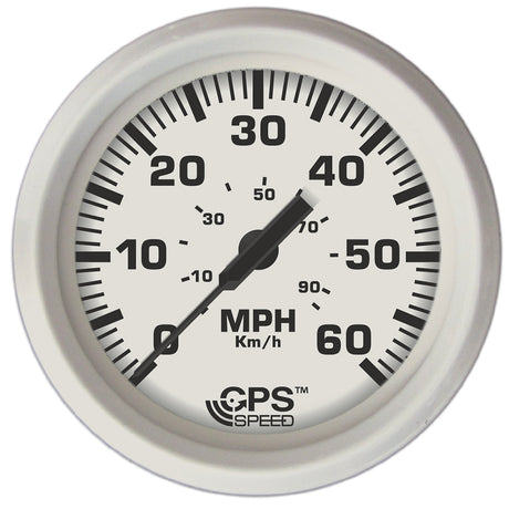 Faria Dress White 4 GPS Speedometer  60 MPH 33147