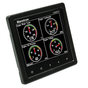 Maretron DSM570 57 High Resolution Color Display wBlack Enclosure DSM57001