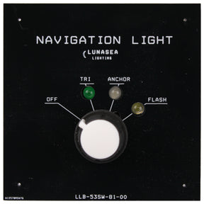 Lunasea TriAnchorFlash Fixture Switch LLB53SW8100