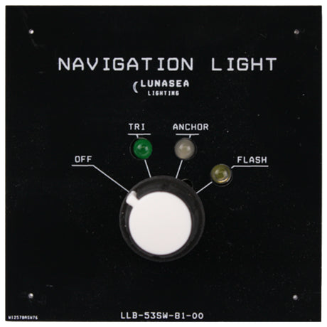Lunasea TriAnchorFlash Fixture Switch LLB53SW8100