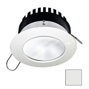i2Systems Apeiron PRO A506  6W Spring Mount Light  Round  Cool White  White Finish A50631AAG