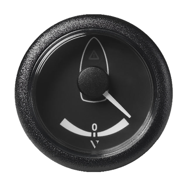 Veratron 52MM 2116 ViewLine Rudder Angle Gauge 40 STBPort  Black Dial  Bezel A2C59514154