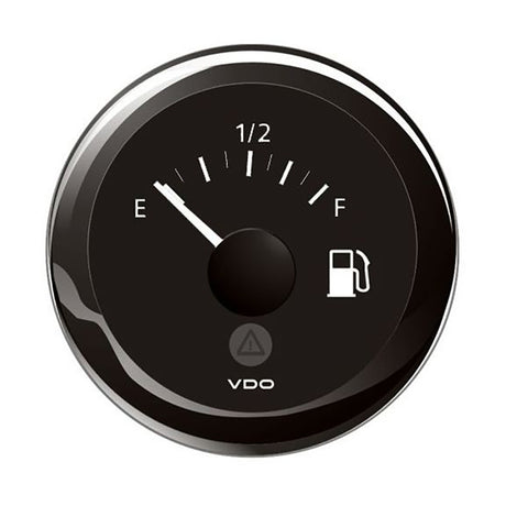 Veratron 52MM 2116 ViewLine Tank Level Gauge EF  3180 Ohm  Black Dial  Bezel A2C59514091