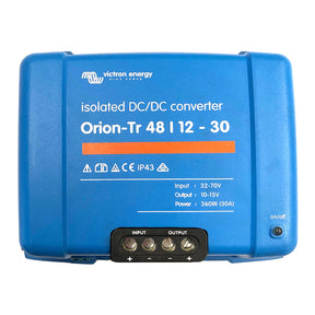 Victron OrionTR DCDC Converter  48 VDC to 12 VDC  30AMP Isolated ORI481240110