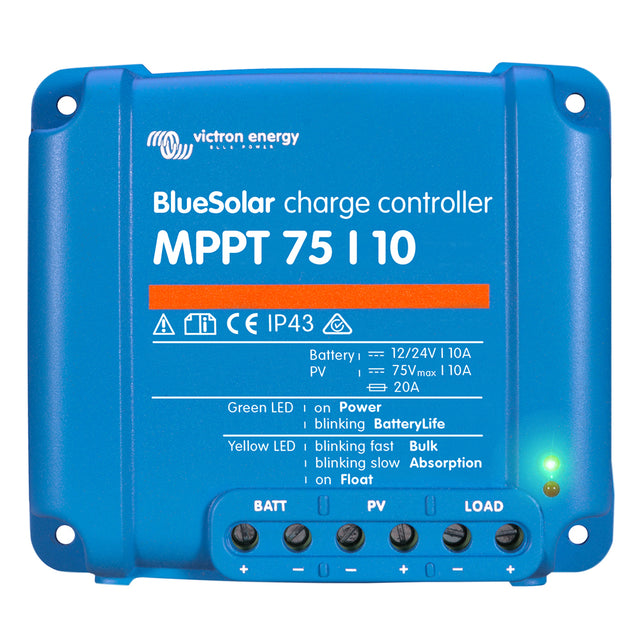 Victron BlueSolar MPPT Charge Controller  75V  10AMP SCC010010050R