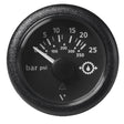 Veratron 52MM 2116 ViewLine Transmission Oil Pressure 25 Bar350 PSI  Black Dial  Round Bezel A2C59514136