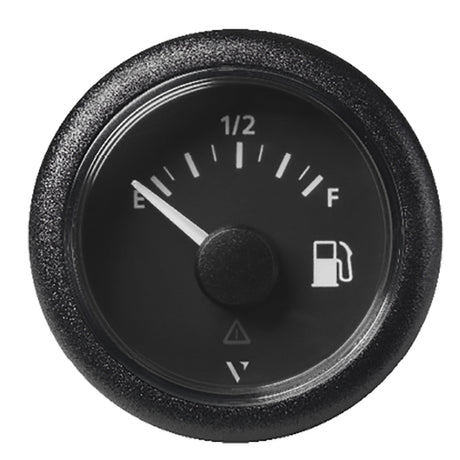 Veratron 52MM 2116 ViewLine Fuel Level Gauge EmptyFull  240335 OHM  Black Dial  Round Bezel A2C59514094