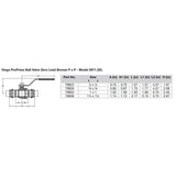 Viega ProPress 1 Zero Lead Bronze Ball Valve wStainless Stem  Double Press Connection  Smart Connect Technology 79933