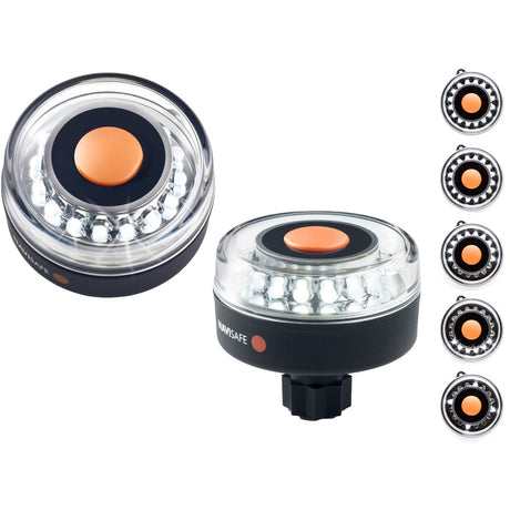 Navisafe Navilight AllWhite 5 Mode 360 2NM wRAILBLAZA Base 0551