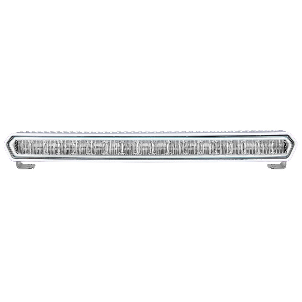 RIGID Industries SRL Series Marine 20 White LED Lightbar  White Light wWhite Halo 62000