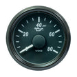 VDO SingleViu 52mm 2116 Oil Pressure Gauge  80 PSI  0180 Ohm A2C3833190030