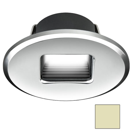 I2Systems Ember E1150Z SnapIn  Polished Chrome  Oval  Warm White Light E1150Z13CAB