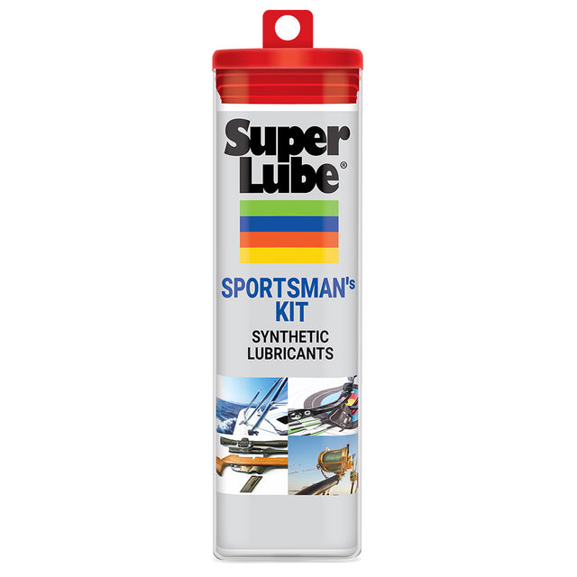 Super Lube Sportsmans Kit Synthetic Lubricants wOil Grease Cleaning Cloth  Foam Swabs 11520