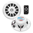 Boss Audio MRGB55W 525 Marine Speakers wRGB Lighting  White MRGB55W