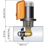 Quick Bow Thruster BTQ 14030 30KGF  12V  D140  15kW FGBT14030120T00
