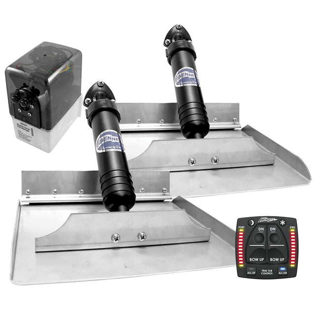 Bennett 12x12 Hydraulic Trim Tab System wOne Box Indication 1212OBI