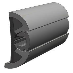 TACO SuproFlex Rub Rail Kit Gray wGray Insert  2H x 2932W x 80L V119990GRD802