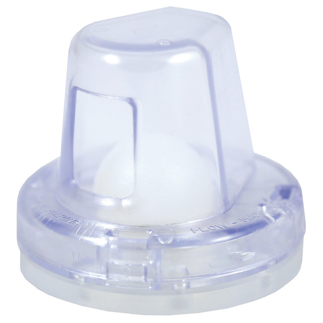 TH Marine FlowMax Ball Scupper  Clear FMS10DP