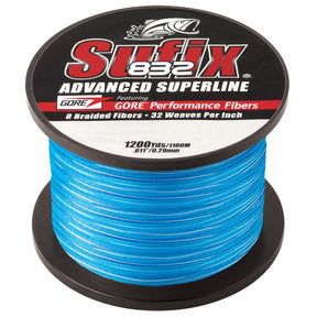 Sufix 832 Advanced Superline Braid  15lb  Coastal Camo  1200 yds 660315CC