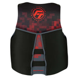 Full Throttle Mens RapidDry FlexBack Life Jacket  M  BlackRed 14250010003022
