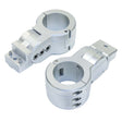 PTM Watersports Board Rack Mounts  238 Pipe Clamp  Silver P131982380TEBCL