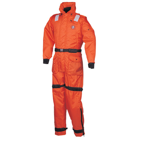 Mustang Deluxe AntiExposure Coverall  Work Suit  Orange  XL MS21752XL206